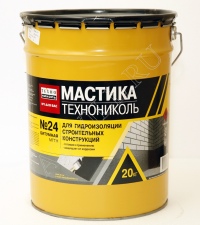 Мастика МГТН № 24 гидроизоляционная, 50 кг.